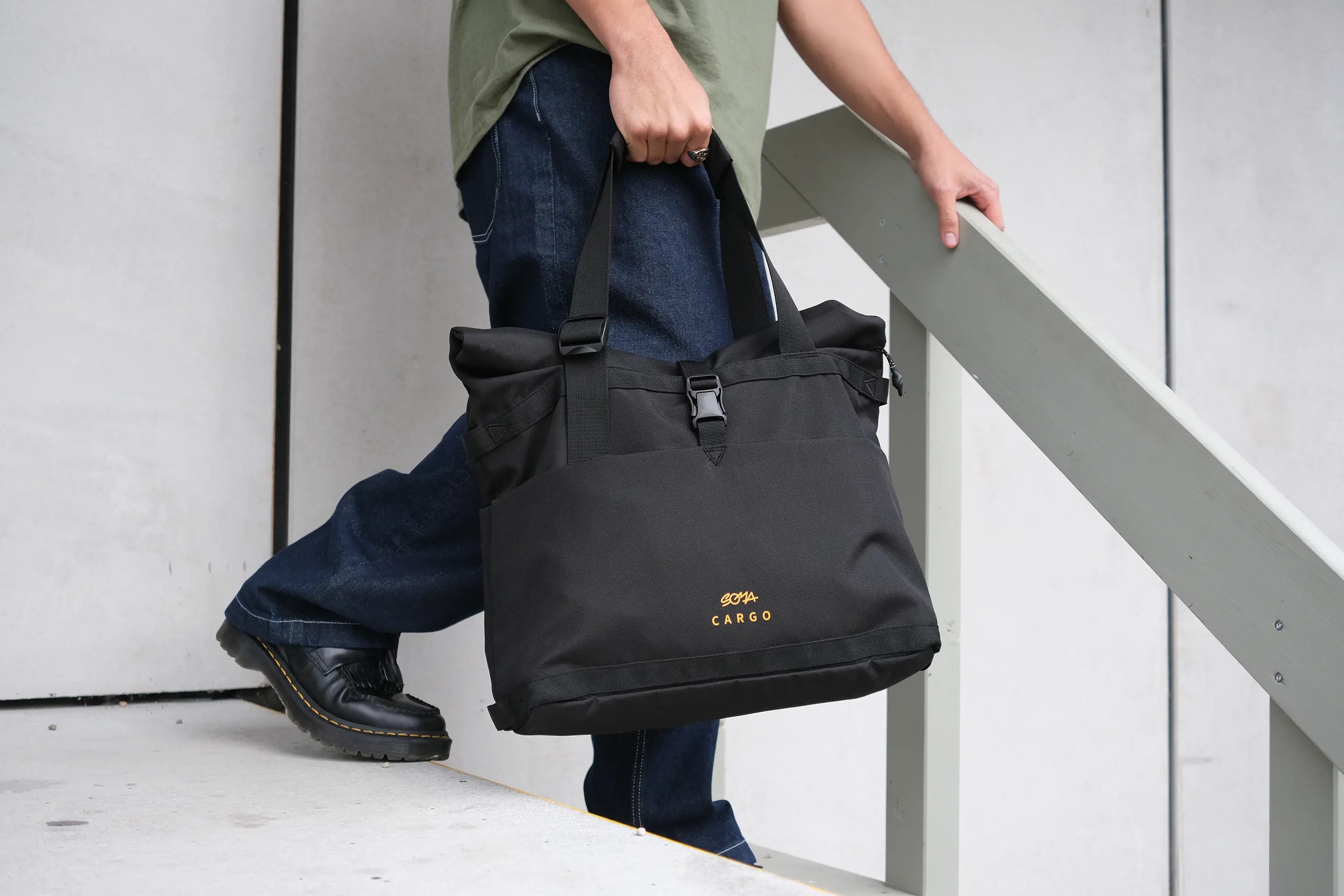 SELENE - Cargo Rolltop Tote Bag