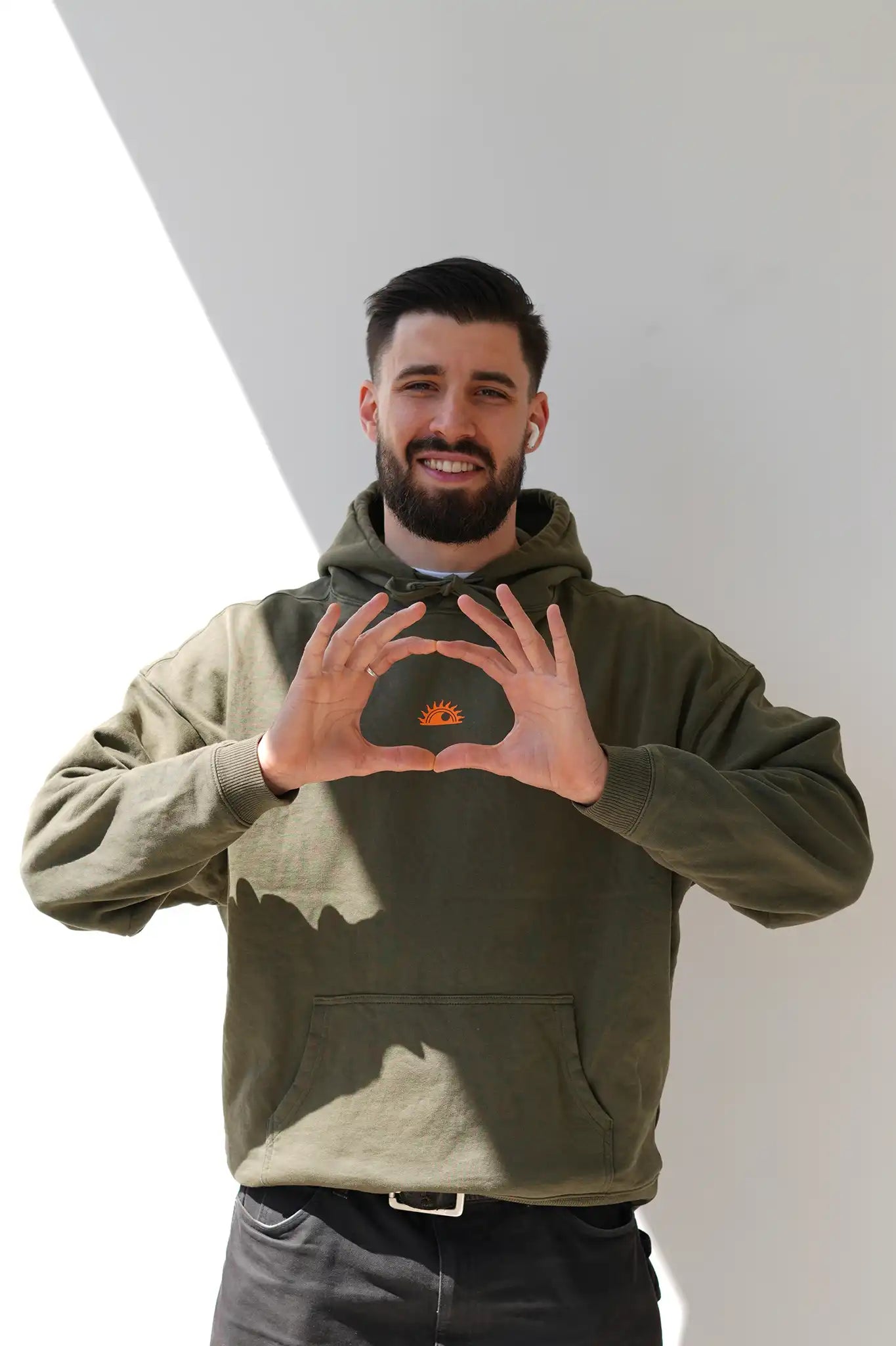 The Daily Grind - Classic Hoodie olive