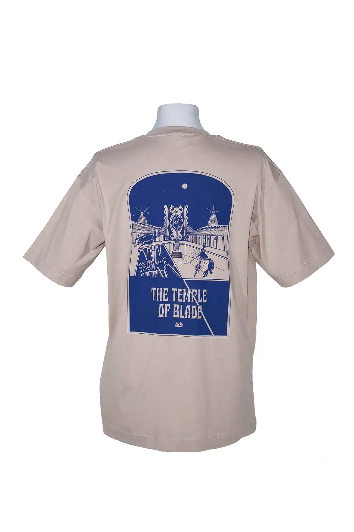 The Temple of Blade T-Shirt shroomstone grey