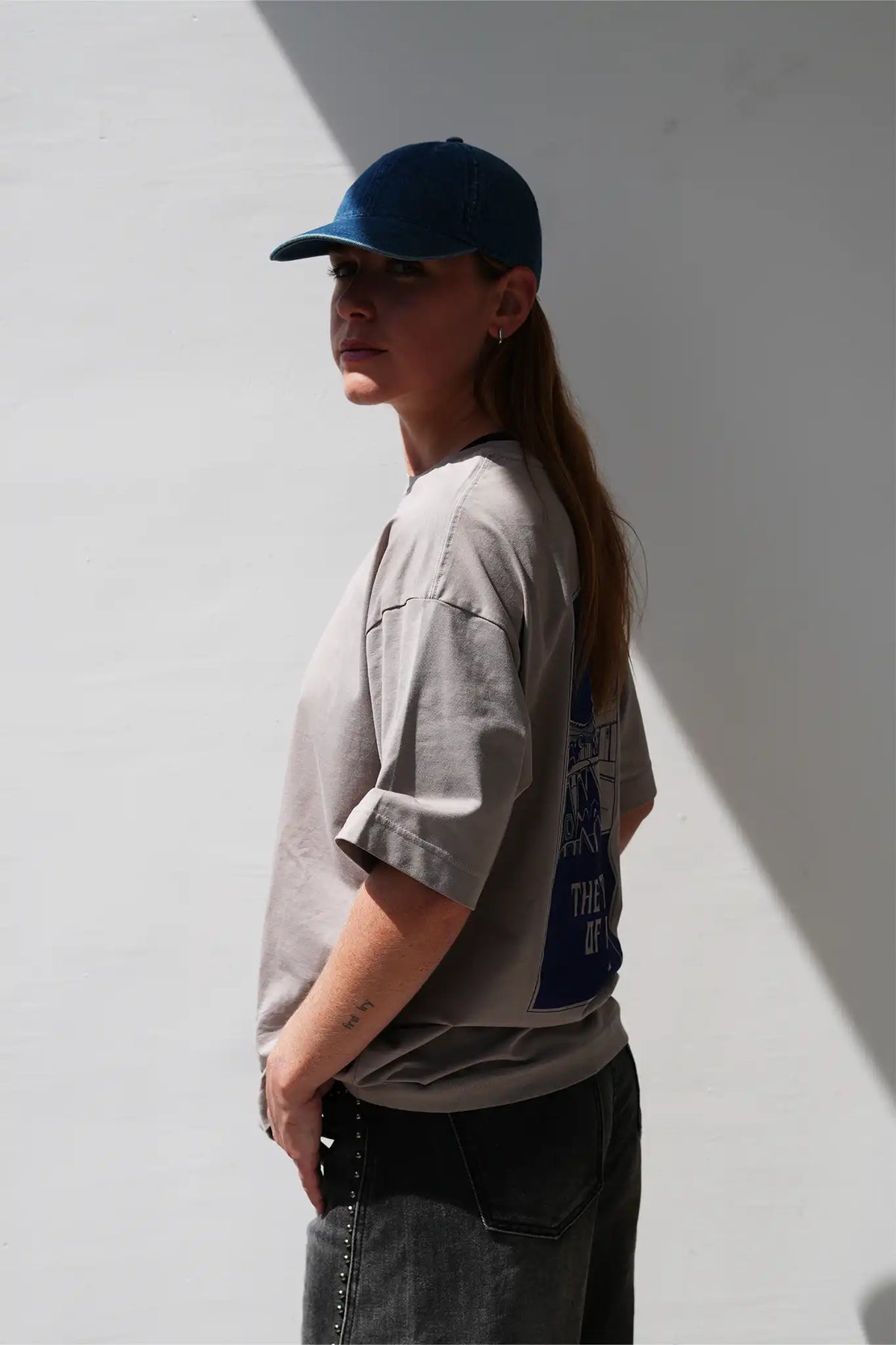 The Temple of Blade T-Shirt shroomstone grey